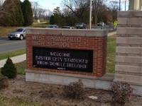 Bliain 5 i Western Springfield High School,  Meiriceá.  Aibreán 12, 2019