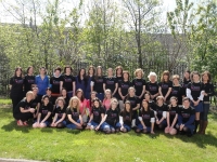 Daltai agus múinteoirí ó PCD a ghlac páirt i mhionmharatón na mban-2013-1